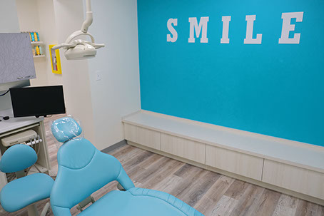 pediatric dental treatment room